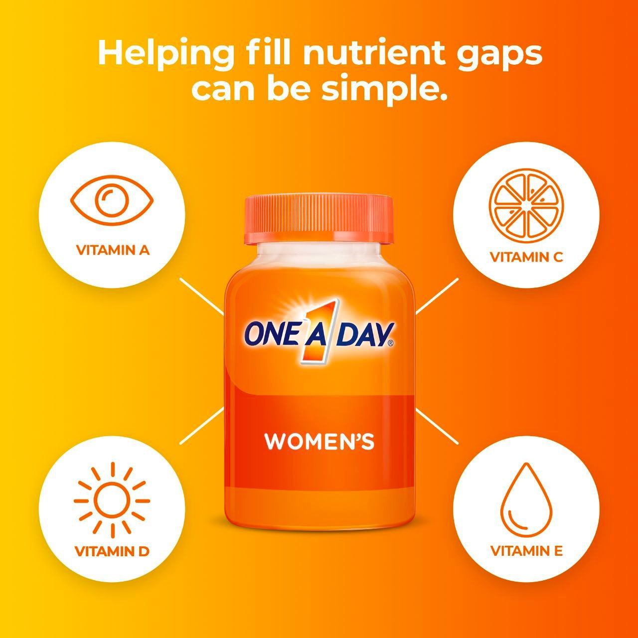 وان أ داي فيتاكريفز® فيتامينات و معادن متعددة للنساء باير 170 جاميز | One-A-Day VitaCraves® Women's Multivitamin/Multimineral Supplement Gummies 170 Gummies - الصورة 7