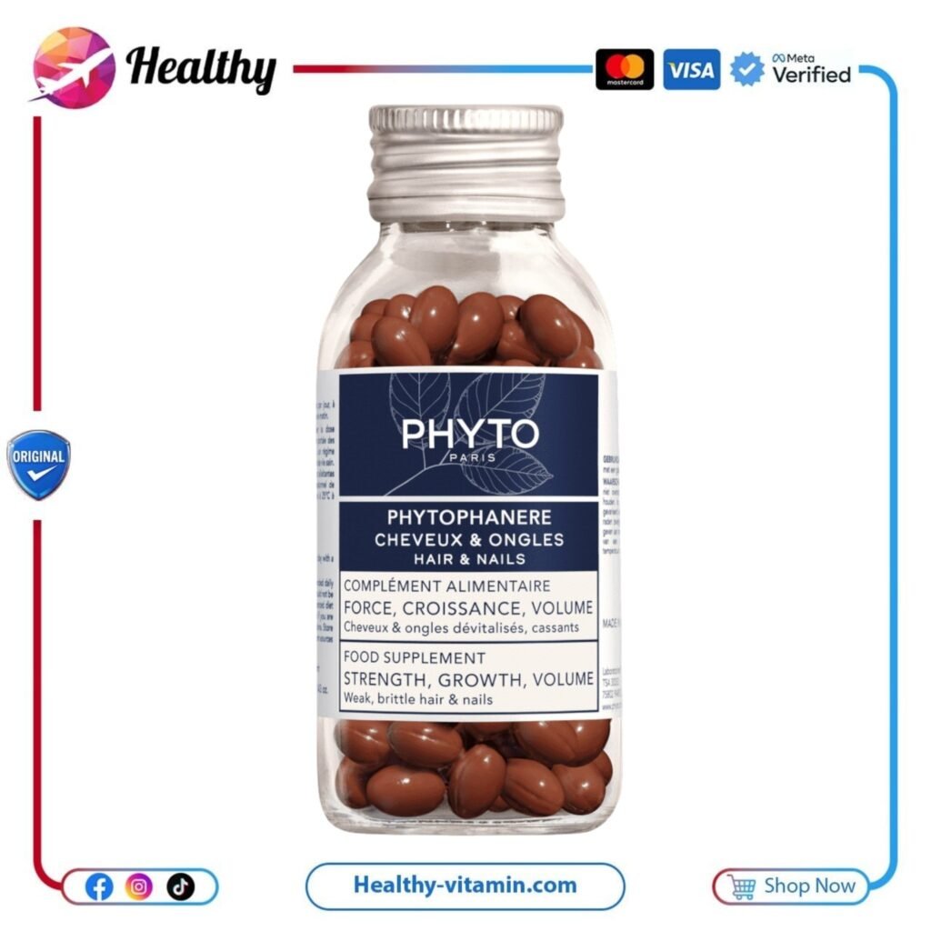 فايتو باريس فايتوفانير فيتامينات للشعر والأظافر تشيفو آند أونجلز 120 كبسولة | Phyto Paris Phytophanere Cheveux & Ongles 120 Capsules