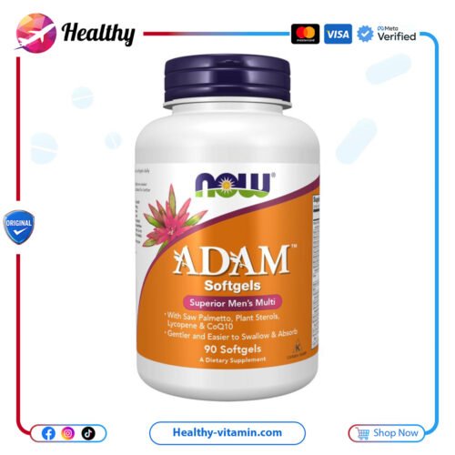 آدم فيتامينات متعددة للرجال ناو فودز 90 سوفت جيل | ADAM Superior Men's Multi Now Foods 90 Softgels