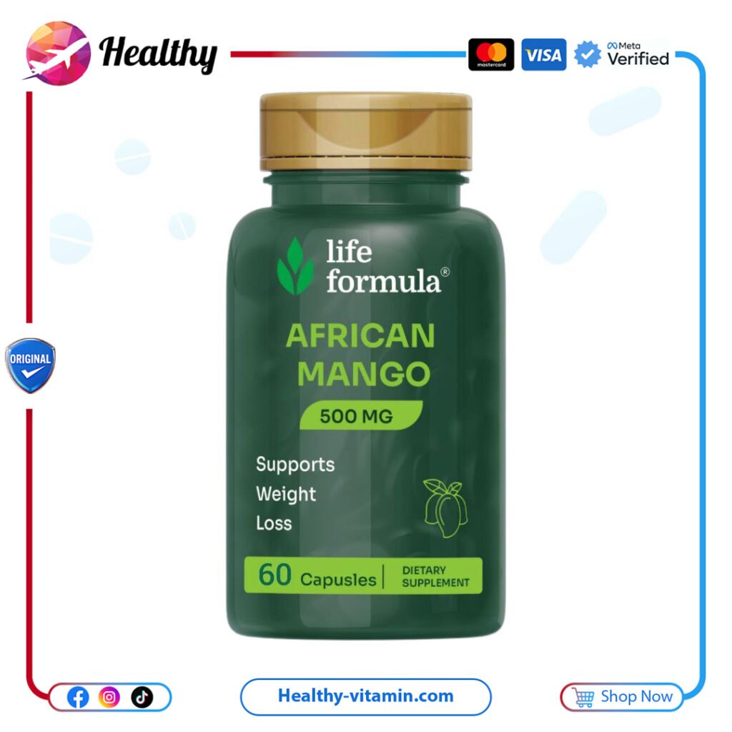 المانجو الأفريقي 500 مجم لايف فورميولا 60 كبسولة | African Mango 500 mg Life Formula 60 Capsules