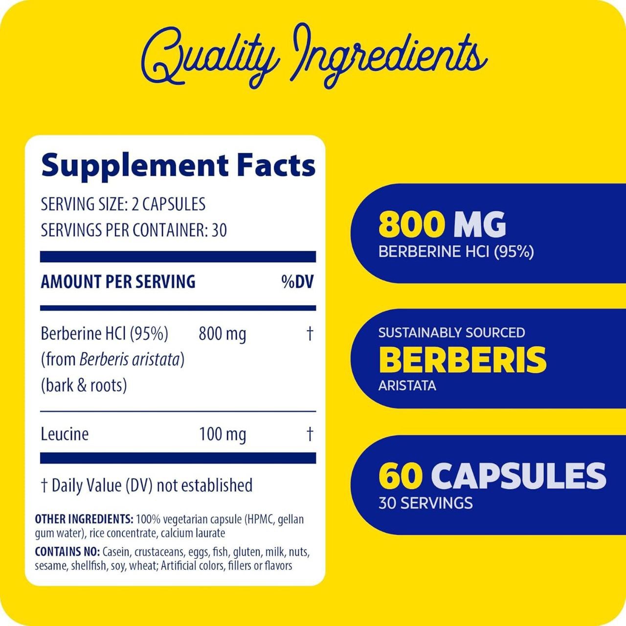 بربرين 800 مجم إنزيميديكا 60 كبسولة | Berberine 800 mg Enzymedica 60 Capsules - Image 2