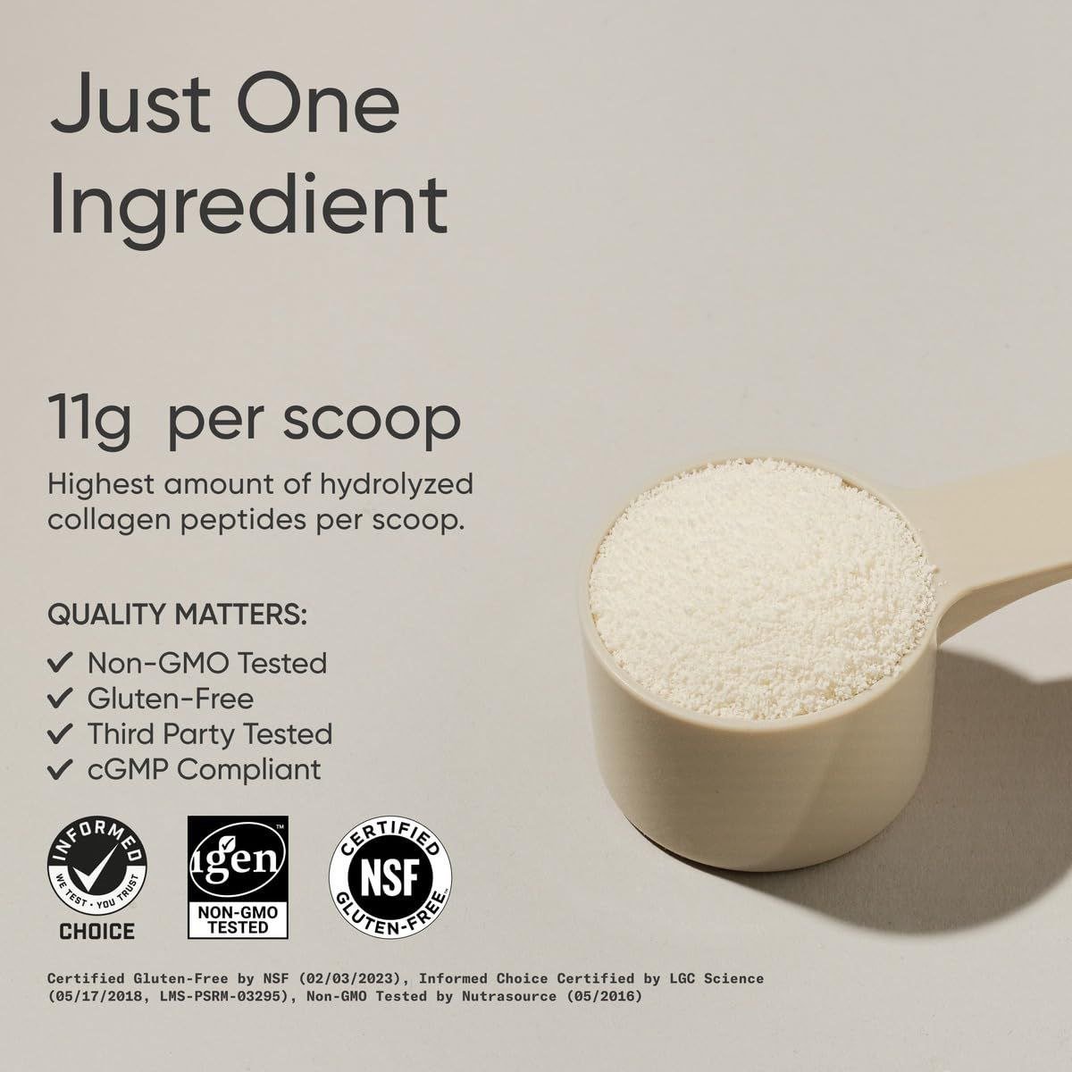 ببتيدات الكولاجين سبورتس ريسيرش مسحوق باودر بدون نكهة 1 رطل 454 جرام | Collagen Peptides Sports Research Unflavored Powder 1 lb 454 g - Image 6