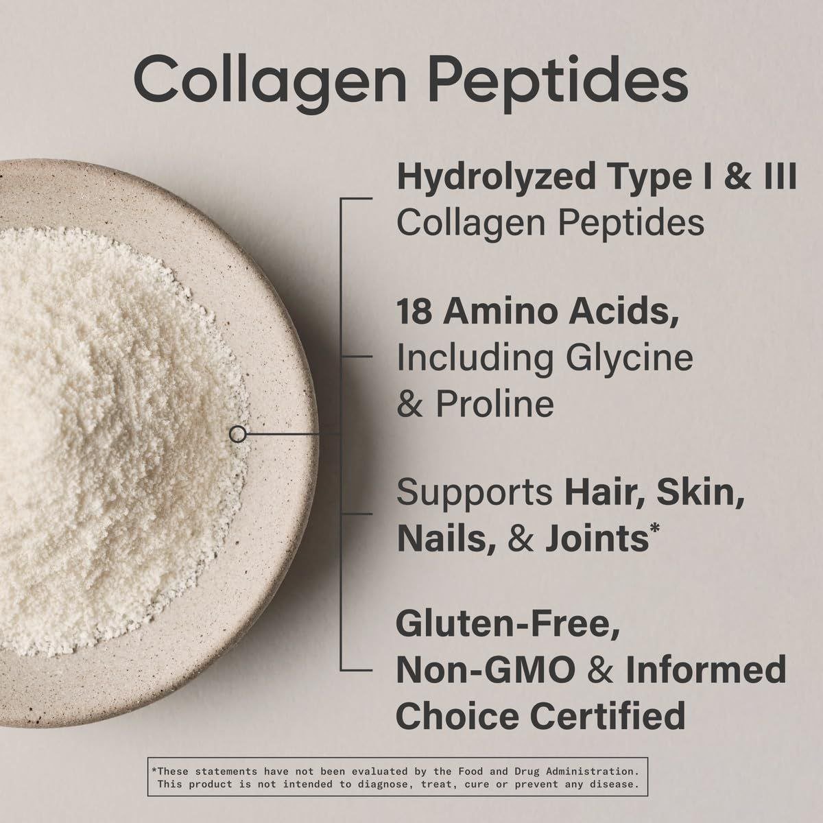 ببتيدات الكولاجين سبورتس ريسيرش مسحوق باودر بدون نكهة 1 رطل 454 جرام | Collagen Peptides Sports Research Unflavored Powder 1 lb 454 g - Image 4