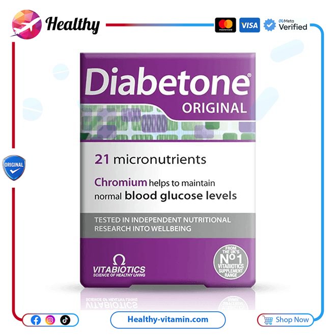 Diabetone Original 30 Tablets Vitabiotics