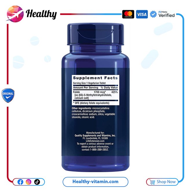 Optimized Folate L-Methylfolate