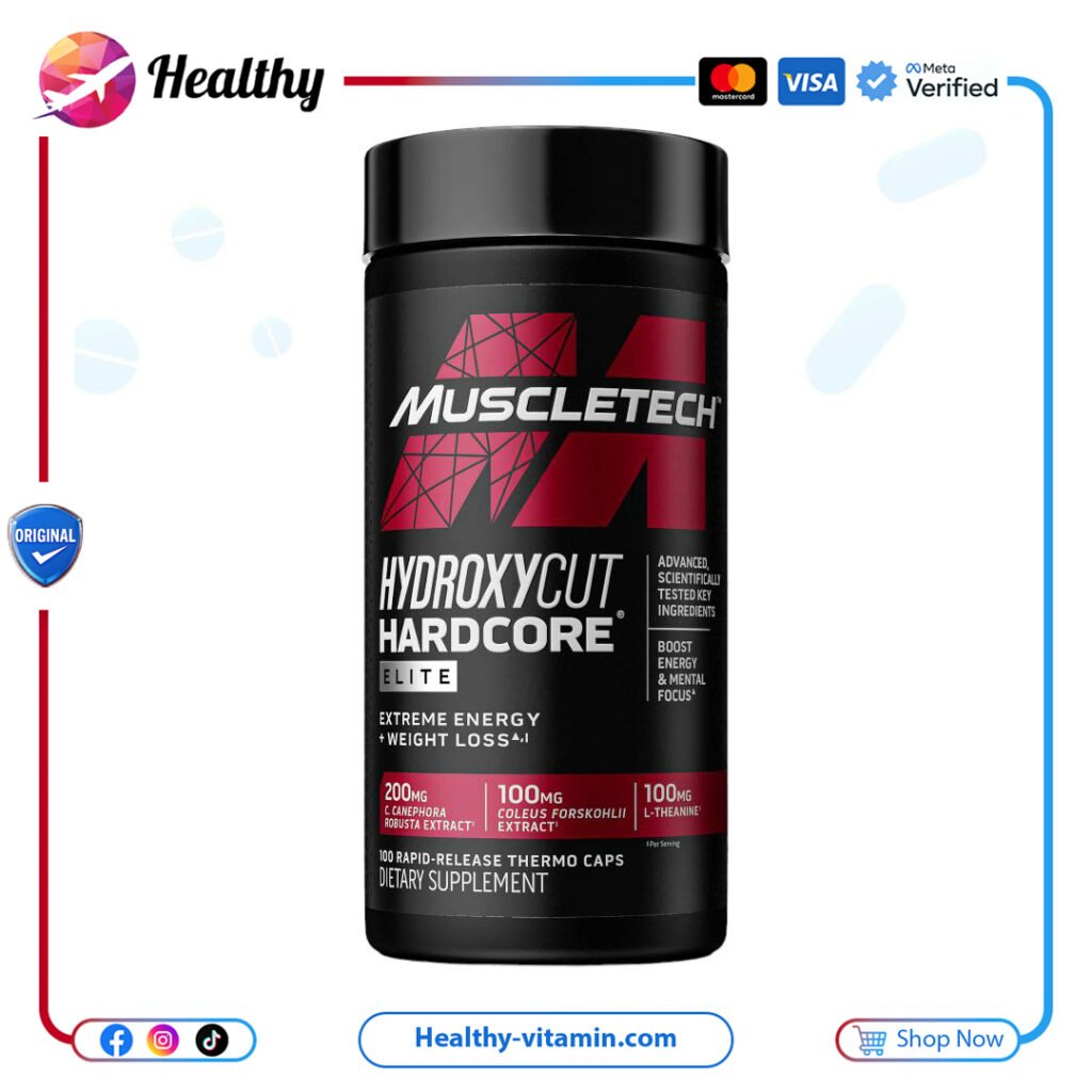 ماسل تيك - للصفوة، حرارية سريعة الإطلاق | MuscleTech Hydroxycut Hardcore Elite, 100 Rapid Release Thermo Caps