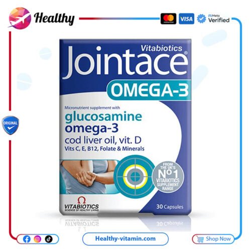 جوينت آيس أوميجا 3 لدعم صحة المفاصل و الغضاريف فيتابيوتكس 30 كبسولة | Jointace Omega-3 Vitabiotics 30 Capsules