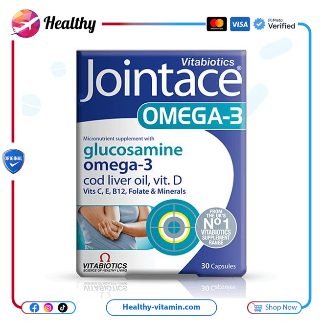 فيتابايوتكس - جوينتاكي وميجا 30 كبسولات | Jointace Omega-3 30 Capsules Vitabiotics