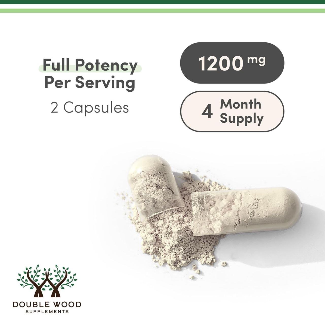 إل-سيترولين 1200 مجم دبل وود سابليمنتس 210 كبسولة نباتية | L-Citrulline 1200 mg Double Wood Supplements 210 Capsules - الصورة 4