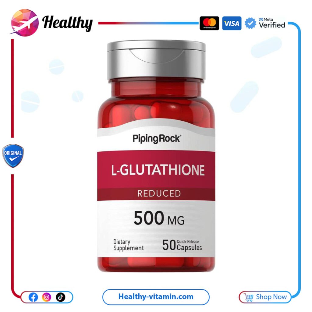 ليبوسومال ال-جلوتاثيون ٥٠٠ مجم بيبنج روك 50 سوفت جيل | Liposomal L-Glutathione 500 mg Piping Rock 50 Softgels