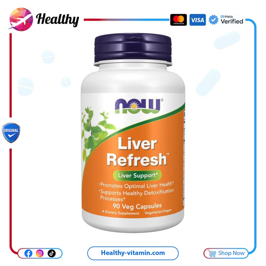 ناو فودز - 90 كبسولة نباتية مكمل ™الغذائي | NOW Foods Liver Refresh™