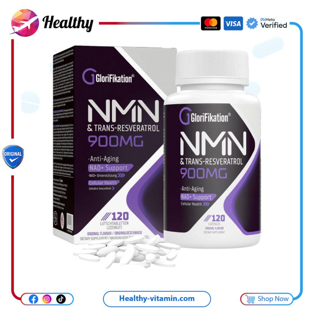 إن إم إن وترانس-ريسفيراترول 900 مجم غلوريفيكاشن 120 قرص استحلاب | NMN & Trans-Resveratrol 900 mg Glorifikation 120 Lozenges