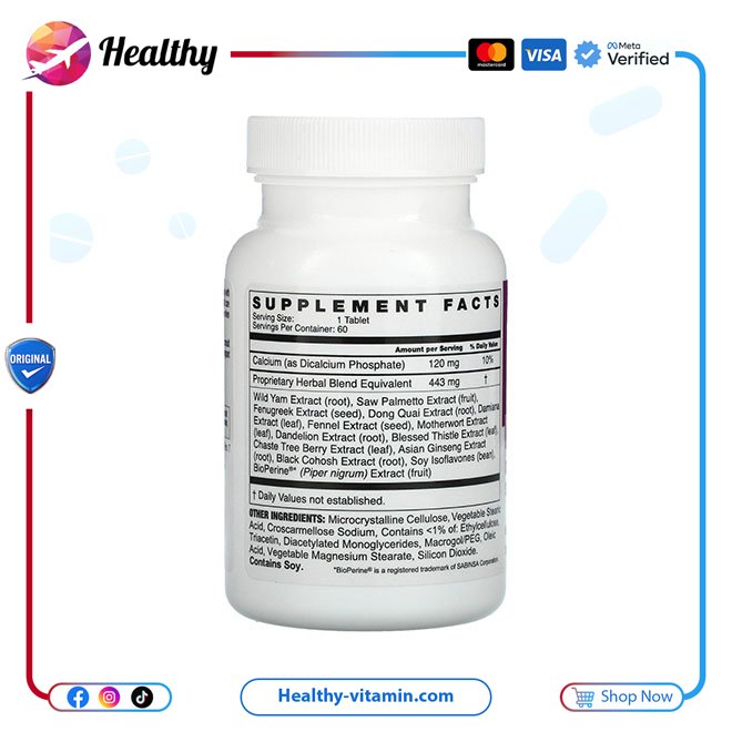 ناتشورال كيرفز بيوتك 60 قرص | Natural Curves Biotech 60 Tablets - Image 5