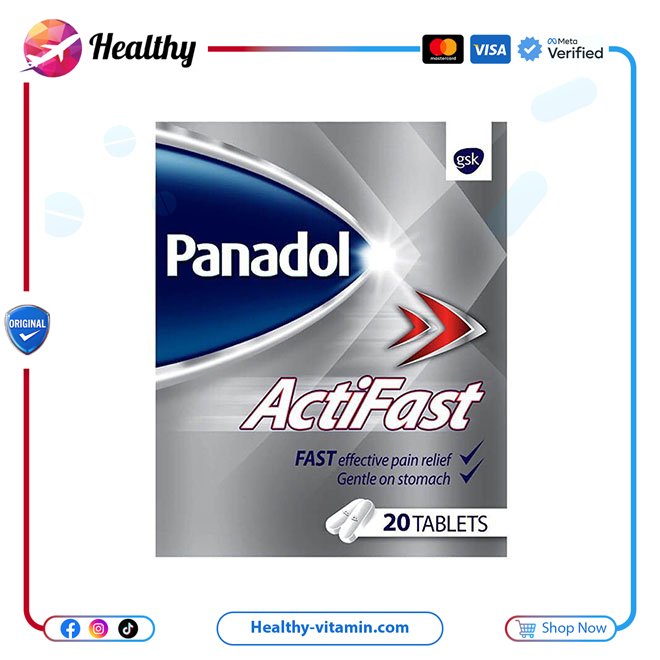 بانادول أكتي فاست 20 قرص | Panadol ActiFast 20 Tablets