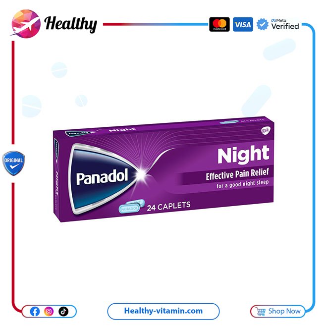 بانادول نايت ٢٤ قرص | Panadol Night 24 Caplets