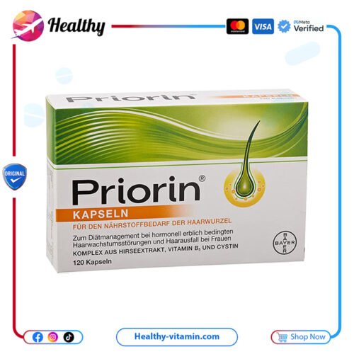 برايورين ألماني باير 120 كبسولة | Priorin German Bayer 120 Capsules
