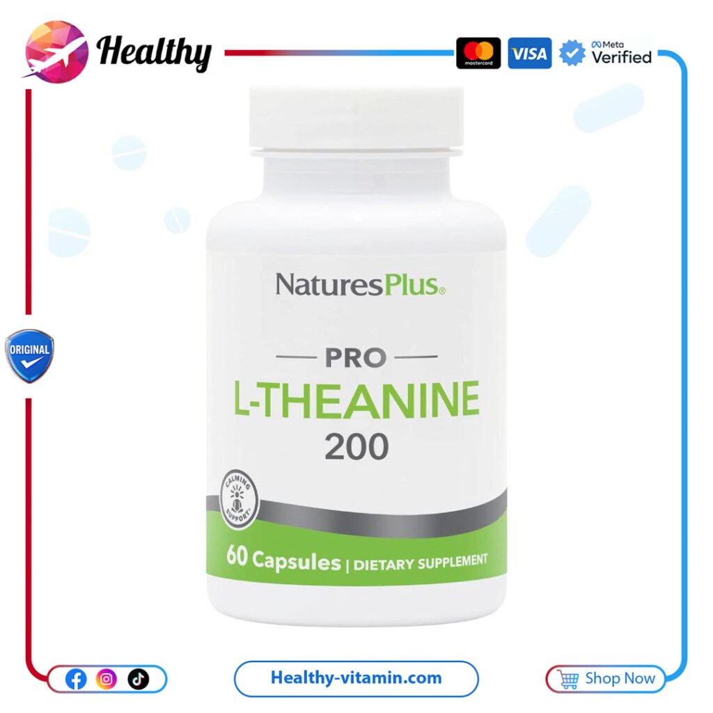 ناتوريسبلوس - 60 كبسولة ، (200 ملجم لكل كبسولة) | NaturesPlus Pro L Theanine 200, (200 mg per )