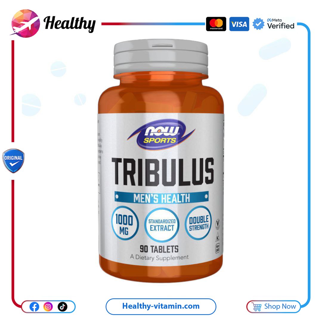 تريبولوس تيريستريس ١٠٠٠ مجم ناو فودز ٩٠ قرص | Tribulus Terrestris 1000 mg Now Foods 90 Tablets