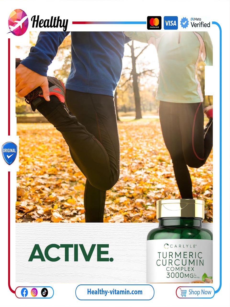 كركمين مركب 3000 مجم كارلايل 90 كبسولة | Turmeric Curcumin Complex 3000 mg Carlyle 90 Capsules - الصورة 7