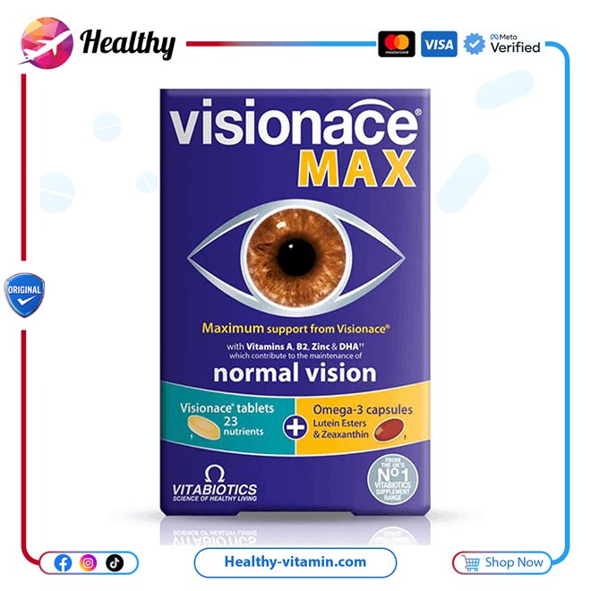 فيتابايوتكس - فيسيوناكي ماكس 56 تابليتسكابسوليس | Visionace Max 56 Tablets/Capsules Vitabiotics