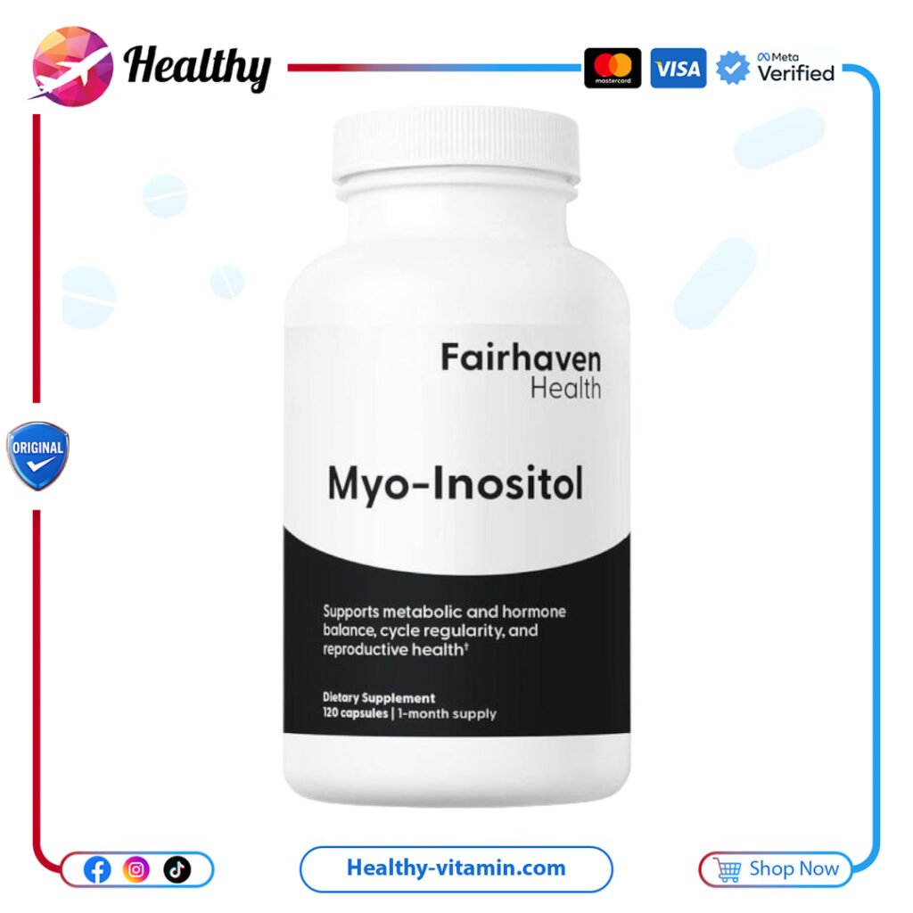 فيرهافن هيلث - 120 كبسولة إينوزيتول ‏ | Fairhaven Health Myo + D Chiro Inositol