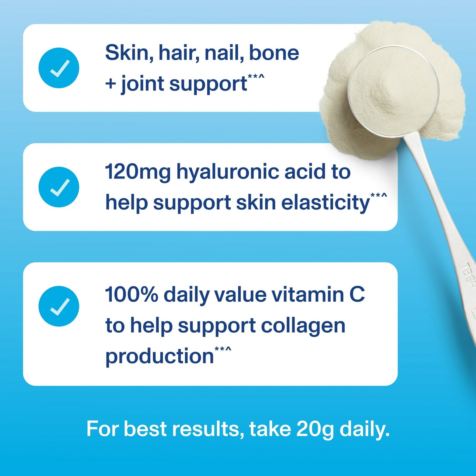 فيتال بروتينز ببتيدات الكولاجين المتطور مسحوق باودر 265 جرام | Vital Proteins Collagen Peptides Advanced Powder 265 g - Image 4