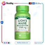 فطر عرف الأسد 2100 مجم مع بيوبيرين ليونز مان مشروم ناتشرز تروث 50 كبسولة | Lion's Mane Mushroom 2100 mg Plus BioPerine Nature's Truth 50 Capsules