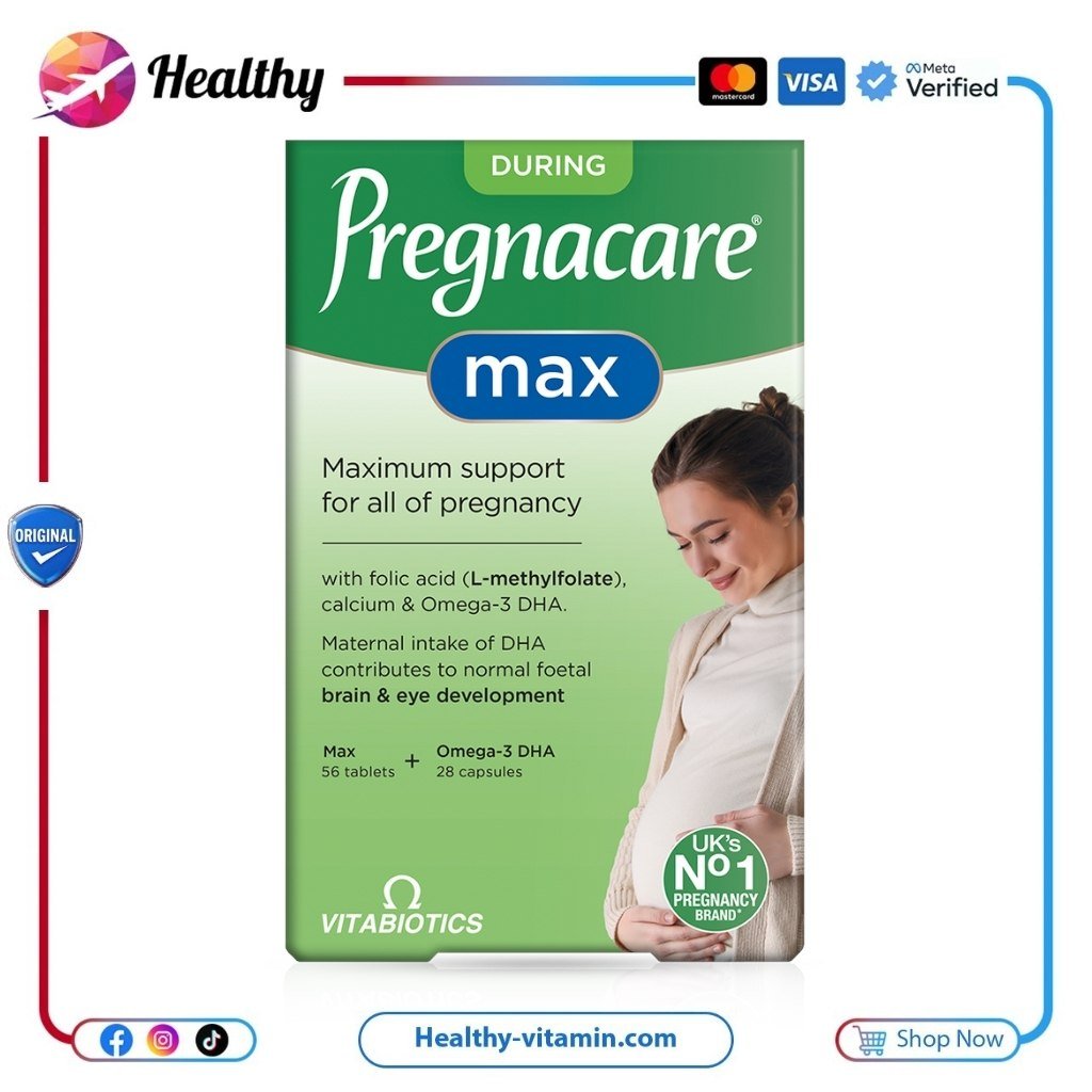 بريجناكير ماكس فيتابيوتكس 84 قرص/كبسولة | Pregnacare Max Vitabiotics 84 Tablets/Capsules