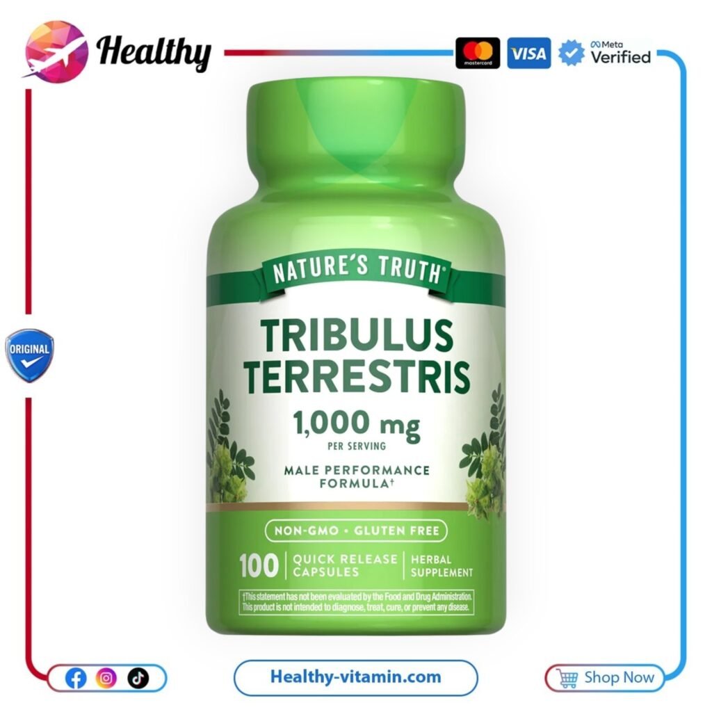 تريبولوس تيريستريس ١٠٠٠ مجم ناتشرز تروث ١٠٠ قرص | Tribulus Terrestris 1000 mg Nature's Truth 100 Capsules